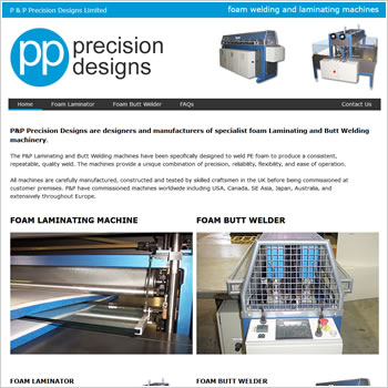 P&P Designs - Foam Laminating Machines